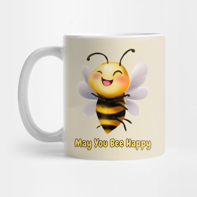 May You Bee Happy by Phoebe Bird Designs